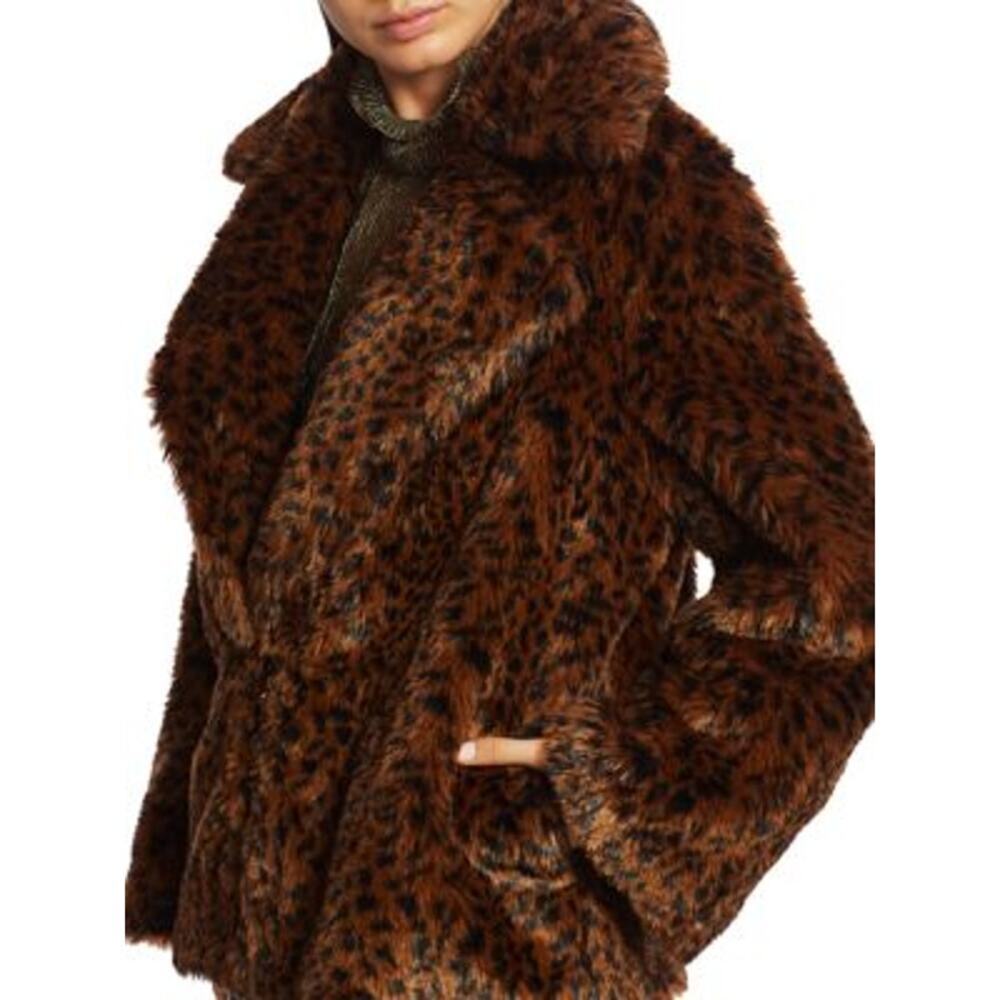 Joie Kisha Leopard Print Faux-Fur Jacket – Size XS - Picture 3 of 11